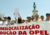 Jerónimo de Sousa e Francisco Louçã compareceram no protesto dos trabalhadores