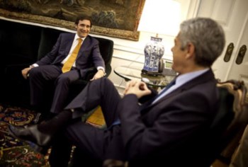 <p>Sócrates e Pedro Passos Coelho reunirão de manhã como combinado</p>