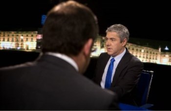 <p>Sócrates numa entrevista na RTP em Janeiro do ano passado</p>
