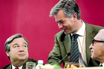 <p>Armando Vara e António Guterres: desde o escândalo da Fundação para a Prevenção e Segurança</p>