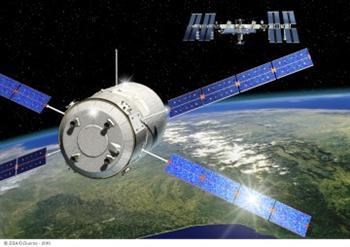 O cargueiro vai ficar acoplado à ISS até Junho O cargueiro vai ficar acoplado à ISS até Junho