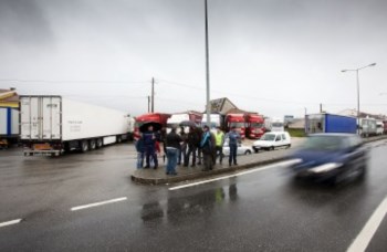 <p>A greve arrancou na segunda-feira por tempo indeterminado</p>