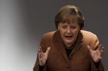 <p>Merkel participar hoje na cimeira do PPE</p>