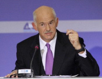 <p>Georges Papandréou diz que "a vontade do povo grego irá impor-se".</p>