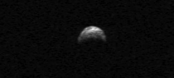 Uma fotografia do asteróide