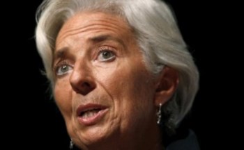 <p>Christine Lagarde, directora-geral do FMI, apelou aos Estados Unidos para não deixarem “a Europa cair”</p>