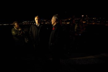 <p>Carvalho da Silva, nas primeiras horas da greve geral</p>