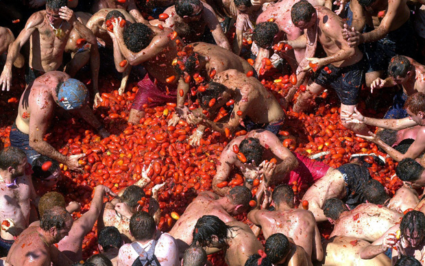 primeira Tomatina Portuguesa