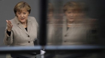<p>Merkel acredita que a Europa vai sair mais forte da crise</p>