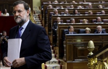 <p>Mariana Rajoy anuncia novas medidas de austeridade</p>