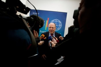 <p>O secretário-geral da UGT, João Proença, ontem, após assinar o acordo</p>