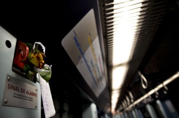 Durante um ano, José deixou uma flor todos os dias na última carruagem do metro em Santa Apolónia