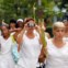 Las Damas de Blanco, grupo formado por familiares de dissidentes presos. Todas as semanas as Damas de Blanco protestam pacificamente em Havana (Julho 2010) 