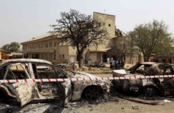No Natal passado, dezenas de pessoas morreram num ataque do Boko Haram na capital Abuja