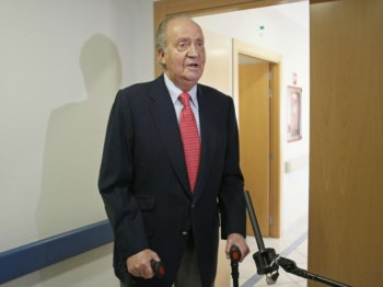 Juan Carlos teve hoje alta hospitalar