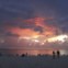 Ilhas Caimão, 28.07.2011 | A passear na Seven Mile Beach ao pôr-do-sol, em George Town. 