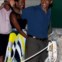 Massachusetts, 21 de Agosto de 2011 O Presidente dos Estados Unidos da América e a primeira dama, Michelle Obama, saem do restaurante Oak Bluffs, em Martha’s Vineyard, onde a família está a passar as férias de Verão