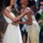 A reacção de Leila Lopes ao ouvir a decisão do juri, que a nomeava Miss Universo 2011