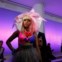 A cantora Nicki Minaj antes do desfile Prabal Gurung Primavera/Verão 2012
