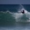 Uma eliminatória do campeonato Quiksilver Pro em Ribeira d’Ilhas. Manobra de Tiago Pires (Saca).