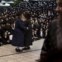 Israel, 12.12.2011 | O filho do Rabino Chefe da comunidade de judeus ultra-ortodoxos de Vizhnitzer dança com outro líder local durante os festejos de um grande casamento (o do neto do Rabino Chefe, o que levou milhares de pessoas à cerimónia), perto de Telavive. 