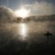 Rússia, 13.12.2011 | A remar pelo nevoeiro na baía de Shumikha, no rio Yenisei, em dia de 23ºC negativos. Estamos a 53km da siberiana Krasnoyarsk. 