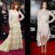 Florence Welch em Valentino (esquerda) e Antonio Berardi (direita).