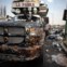 México, 26.12.2011 | Um camião do lixo decorado com a imagem do Santo da Morte