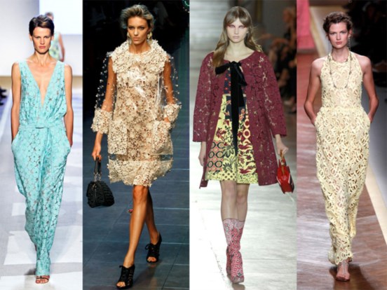 Renda Diane Von Furstenberg, Dolce & Gabbana, Miu Miu e Valentino.