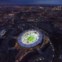 4. INGLATERRA. Londres 2012: Vista aérea do estádio olímpico - a foto foi captada quando faltava 1 ano para o início dos jogos 