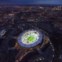 4. INGLATERRA. Londres 2012: Vista aérea do estádio olímpico - a foto foi captada quando faltava 1 ano para o início dos jogos