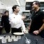 O apresentador de televisão norte-americano Todd English a filmar para o seu programa com o chef José Avillez