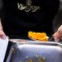A cenoura usada por Magnus Nilsson para acompanhar o prato de atum