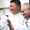 O chef australiano com o chef anfitrião Dieter Koschina