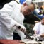 Alain Passard a cortar o tamboril
