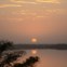Nascer do sol em Lac Rose, Senegal