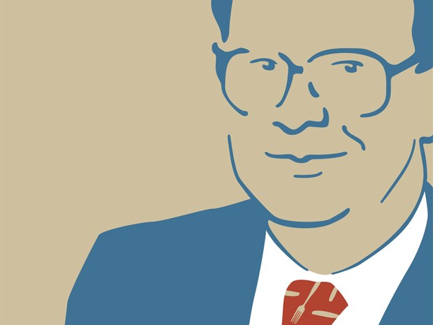 A ilustração encomendada pela Universidade do Porto para retratar Emílio Peres