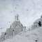 ALEMANHA. 01.02.2012. Na igreja de Wendelstein, a 1838m de altitude, na montanha Wendelstein. 