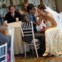 EUA. Momento íntimos dos noivos antes de um casamento colectivo, no dia de São Valentim, em West Palm Beach, Florida 