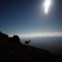 ISRAEL, 05.03.2012. Uma camurça saboreia o nascer do sol, em Israel, no deserto de Negev 