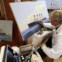 Durante o cruzeiro, o artista americano James Allen Flood pintou quadros do verdadeiro Titanic