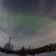 Aurora Boreal perto de Butte, Alasca, EUA (08.03.2012).