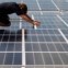 A preparar os painéis solares
