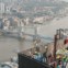 Durante a construção do Shard