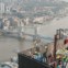 Durante a construção do Shard 