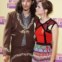 Ezra Miller e Emma Watson, num vestido Peter Pilotto
