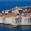 CROÁCIA, 27.08.2012. Panorâmica da cidade medieval de Dubrovnik, Património UNESCO. 