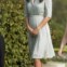 Kate Middleton momentos antes da partida para a Malásia.