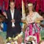 William e Kate dançam durante uma festa em Funafuti, nas ilhas Tuvalu.