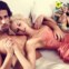 Jogador de futebol Sami Khedira com a namorada, a modelo Lena Gercke